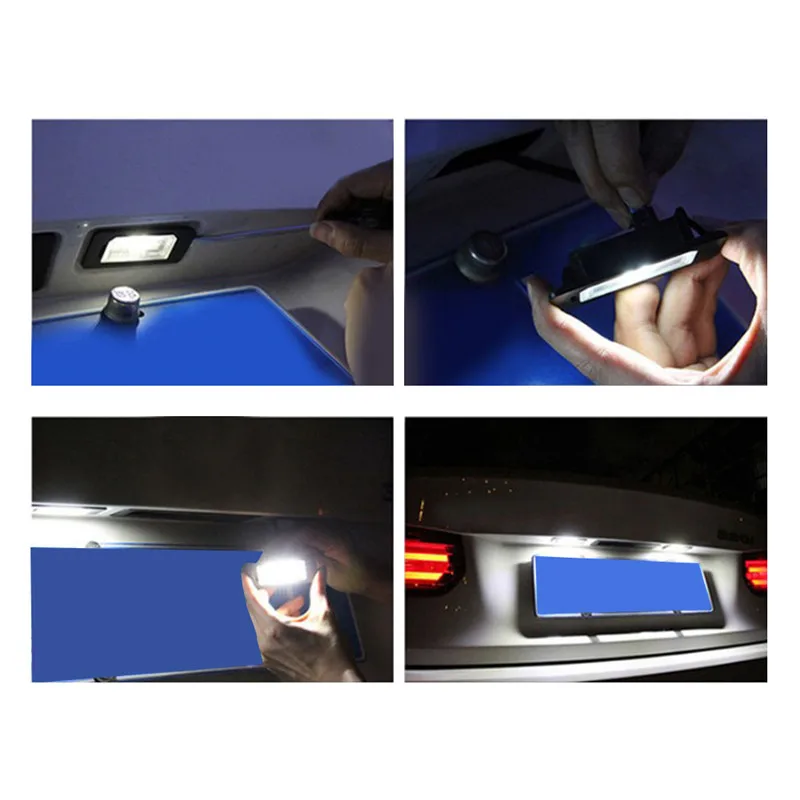 2 шт. 3 Вт 18 Led Автомобильный светильник номерного знака для Mercedes-benz C E S CL Класс