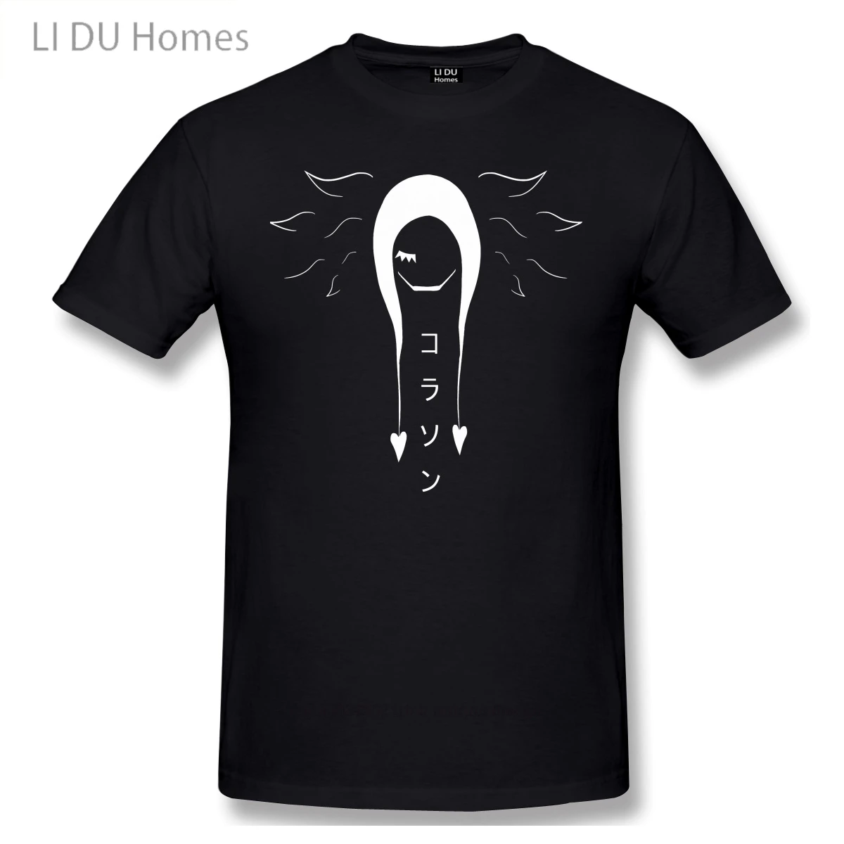 

LIDU Men Clothing One Piece T-Shirt Corazon Fashion Short Sleeve