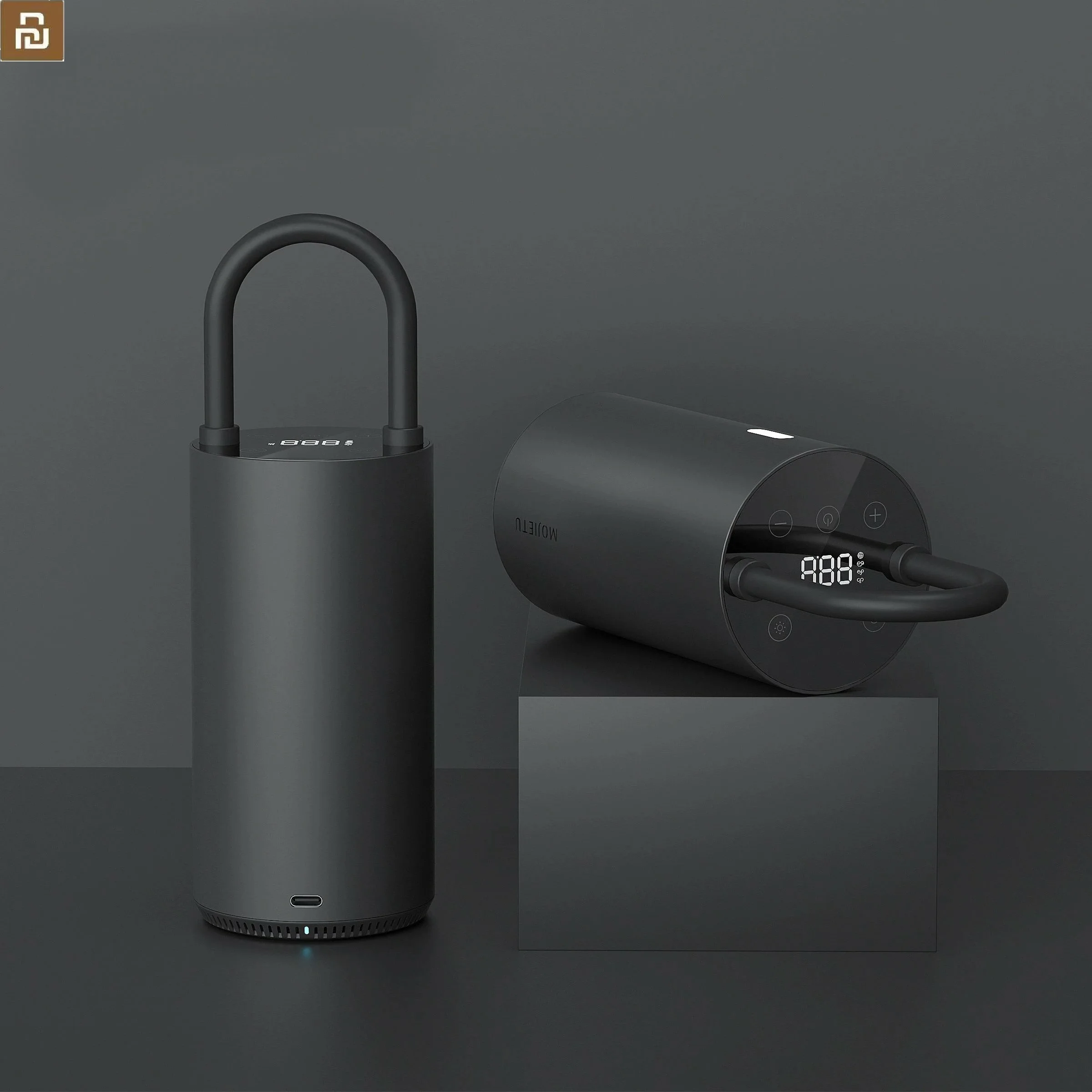 

Mojietu 150PSI 2600mAh Portable Tire Pump Pressure Detection Electric Inflator For Bike Motorcycle Car Football From Youpin