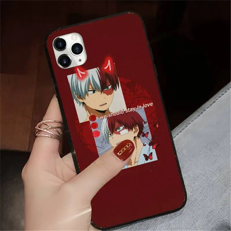 

Shoto Todoroki My hero academia Phone Case for iPhone 11 12 pro XS MAX 8 7 6 6S Plus X 5S SE 2020 XR