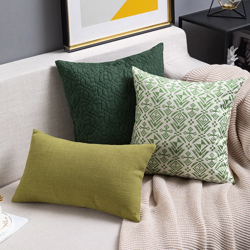 

Cushion Cover Throw Pillow Case Simplicity Handmade Home Decorative for Sofa Bedroom Car 30*50CM 45*45CM 50*50CM