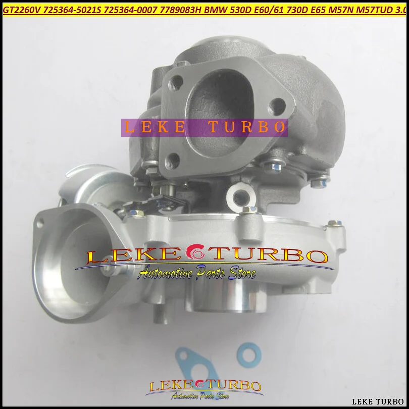GT2260V 725364 0006 0007 0009 11657789083H 11657789083J Turbo для BMW 530D E60 E61 730D E65 2007 M57N 3.0L|Воздухозаборники| |
