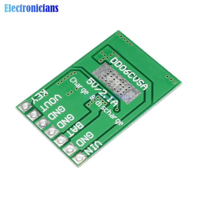 DC 5V 2.1A Мобильная мощность Diy плата 4 2 V зарядка разряда повышающий индикатор