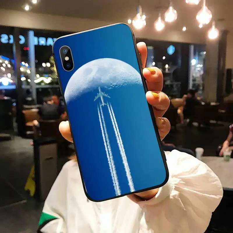 

Airplane air show fly travel cloud Phone Case for iPhone 11 12 pro XS MAX 8 7 6 6S Plus X 5S SE 2020 XR