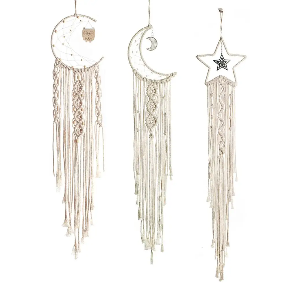 QIFU Moon Star хлопковый ручной гобелен Eid Mubarak вечерние украшения Рамадан Карим