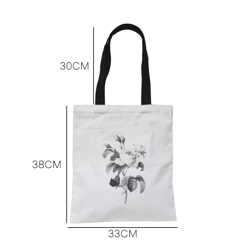 Youda 2019 новинка Ретро стиль женская сумка с рисунком розы Холщовая Сумка