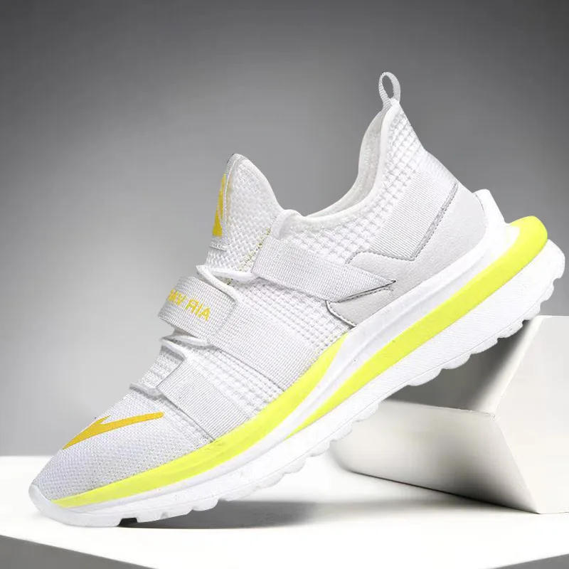

Fashion Men Sneakers Mesh Casual Shoes Lac-up Mens Shoes Lightweight Vulcanize Shoes Walking Sneakers Zapatillas Hombre