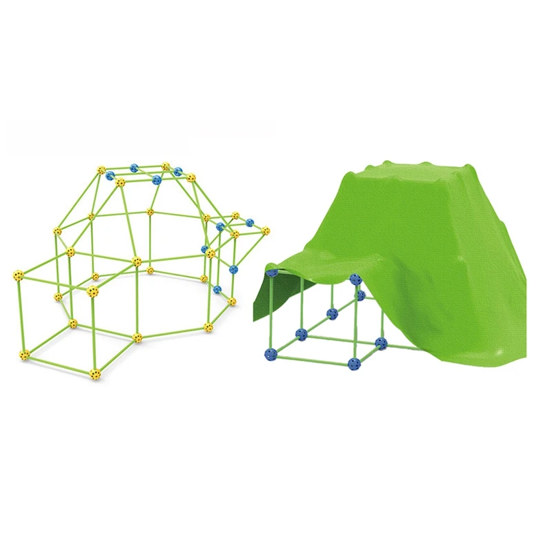 

Kids Fort Building Castles Tunnels Tents Kit DIY 3D Glow in the Dark