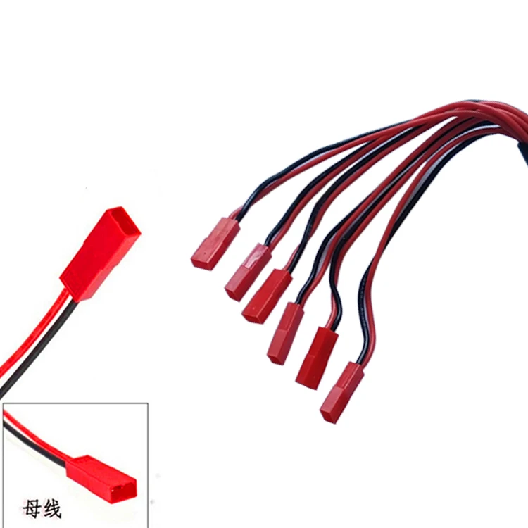 1pcs 4.0mm banana connector plug 4mm to 6 JST female head connecting line cable 30CM For Imax B6 B6AC Charger | Электроника