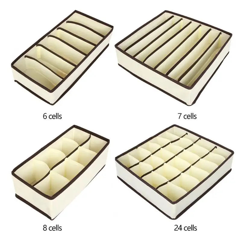 Функциональная Нетканая коробка для хранения шкаф разделитель органайзер