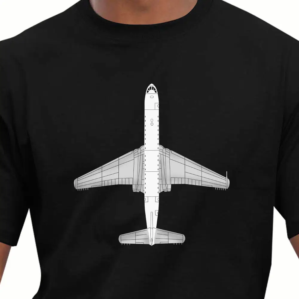 Новая модная мужская футболка с коротким рукавом Aeroclassic De Havilland Comet Airliner базовые