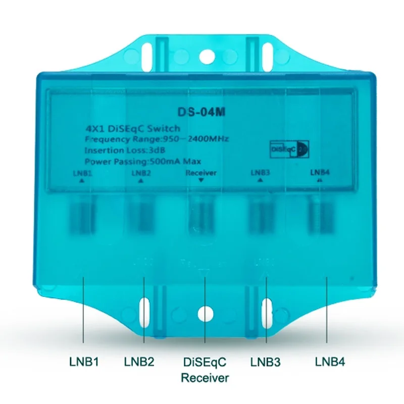 Новое поступление водонепроницаемый многофункциональный переключатель Diseqc 4x1