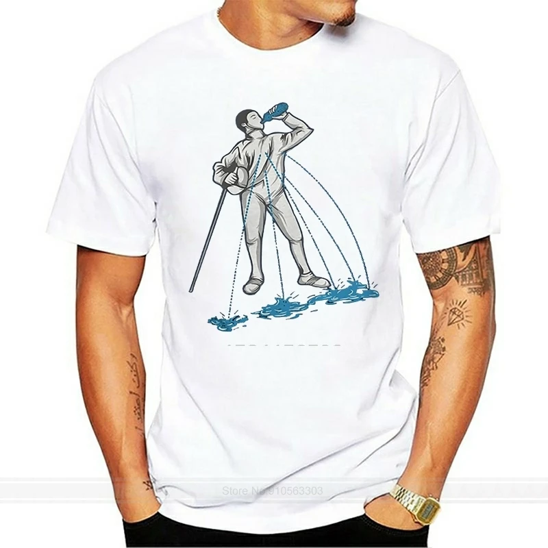 Забавные Для мужчин футболка женская футболка-Новинка новинка ограждения после