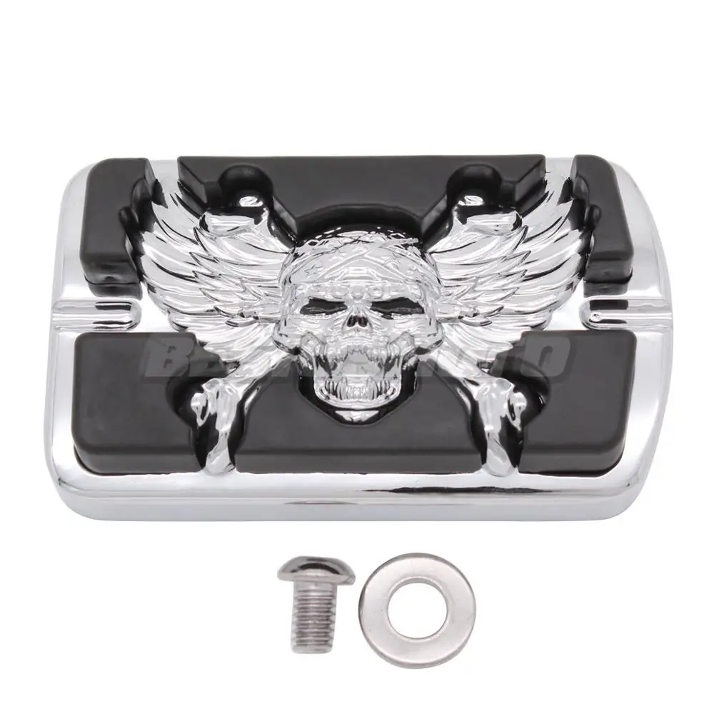 Chrome Brake Pedal Мотоцикл подножки переключения Peg педаль тормоза Накладка для Harley спортивный Железный XL 883 1200 883R 883C 883L улица XG 750 500 - Цвет: Chrome Brake Pedal