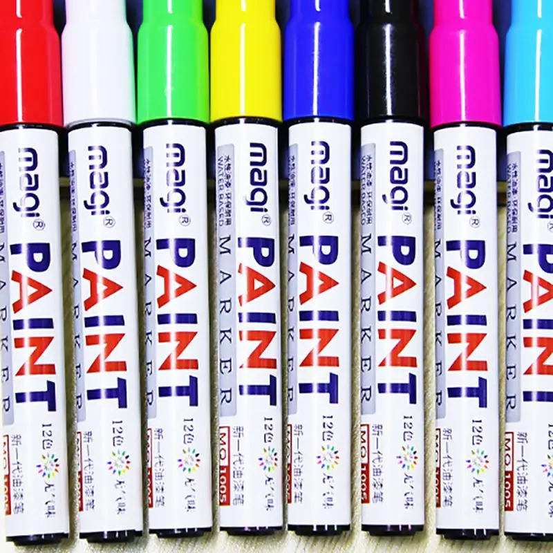 

New Universal Waterproof Permanent Oil Based Paint Markers Car Tyre Tire Tread Rubber For Scuba Gear