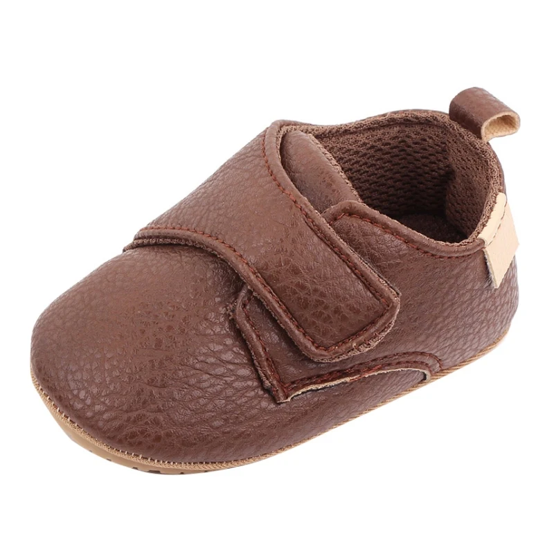 

Autumn Baby First Walker Shoes Baby Girl Boy Infant Cute Fashion Solid Shoes Peas Shoes Leather Baby Shoes Soft Bottom Toddler