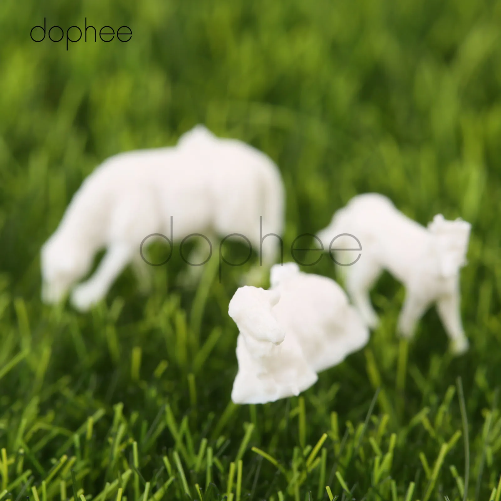 Dophee 30 шт. 1:87 Неокрашенная белая Ферма Животных овца Хо модель для режима поезда