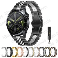 dual color stainless steel strap for huawei watch gt 3 46mm 42mm watch 3 pro metal watch band wrist belt