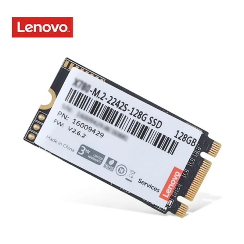 100% Оригинальный Lenovo m.2 2242 128G NGFF твердотельный накопитель X780 NVME 128G|Комплектующие