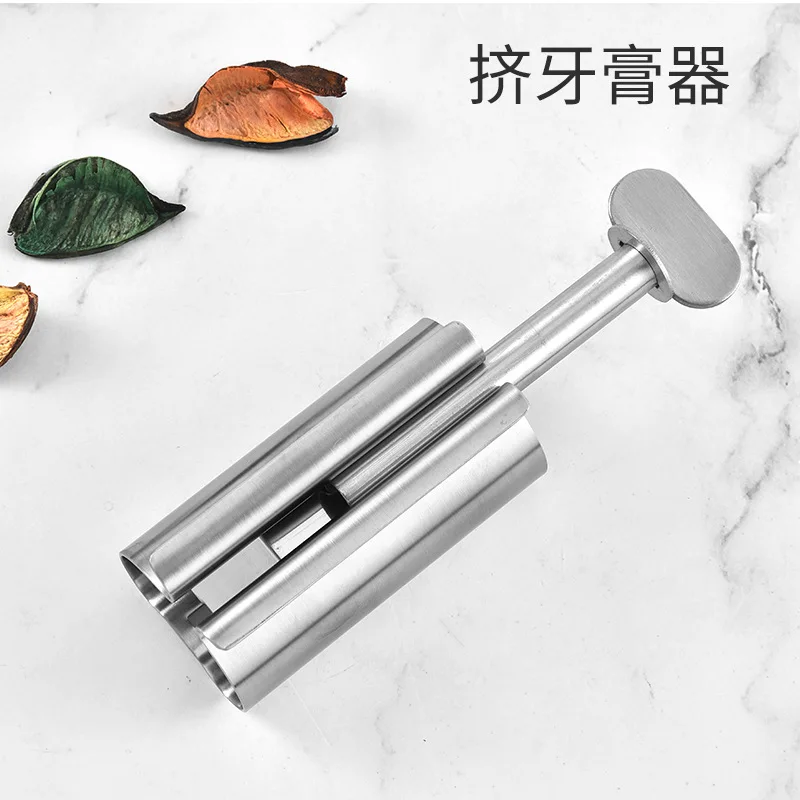 

Automatic Toothpaste Dispenser Toothbrush Holder Wall Mounted Toothpaste Squeezer Rolling Tube Squeezer Bathroom Accessories Set