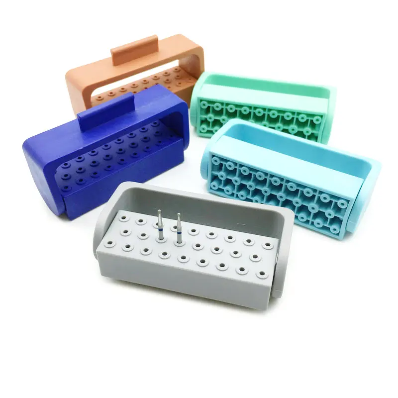 5 шт./лот стоматологический держатель для боров 26 отверстий ящик