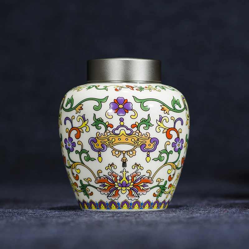 Керамический чайник чайный набор герметичный чай Jingdezhen эмалированного цвета
