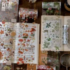 Цветочных растений остров Васи маскирующий, декоративный Скотч для поделки своими руками упаковочная людей самоклеящихся стикеров Скрапбукинг Подарочные ленты