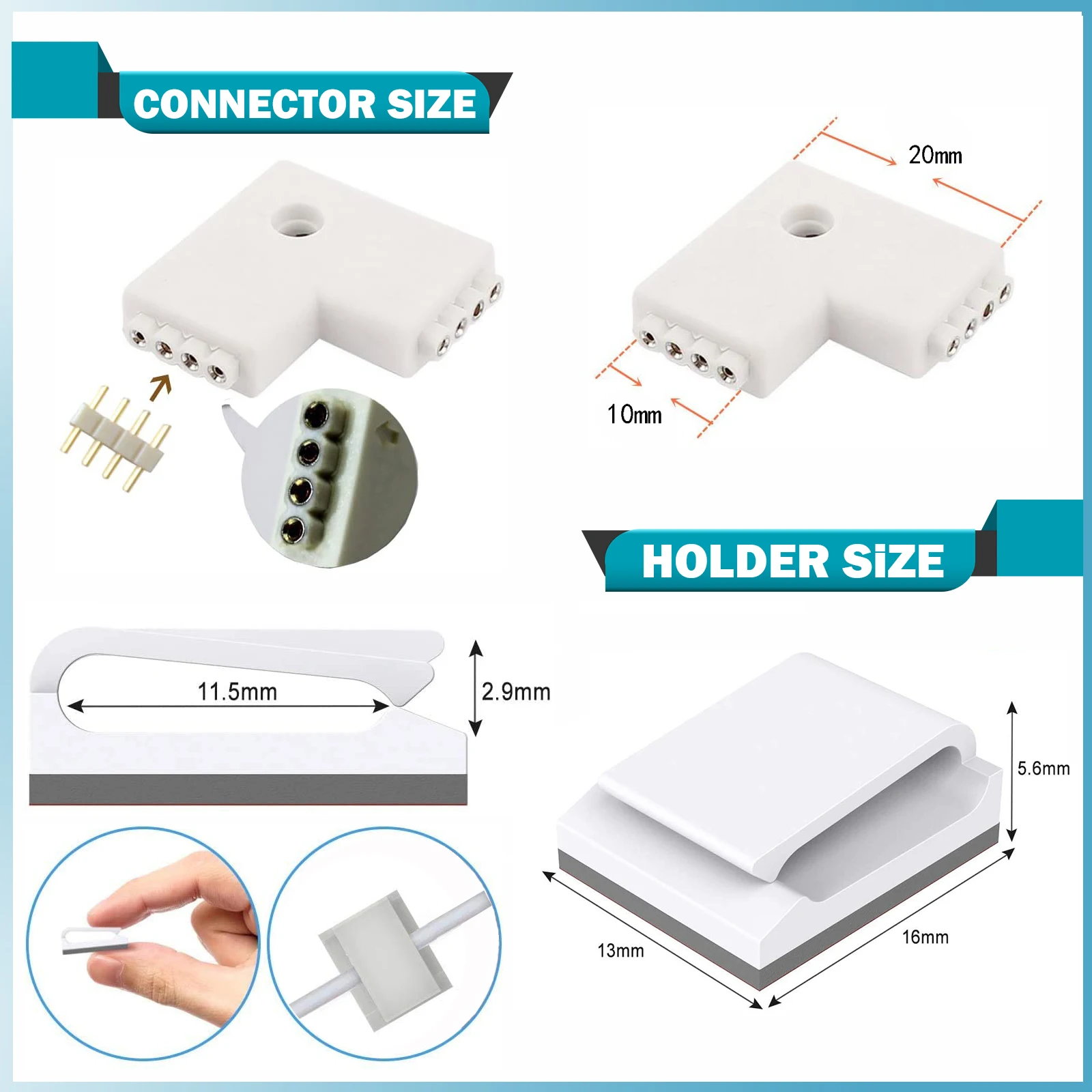 LED Strip For TV WIFI USB Light With Connector RGB Backlight Remote Control Smart work with Alexa | Освещение
