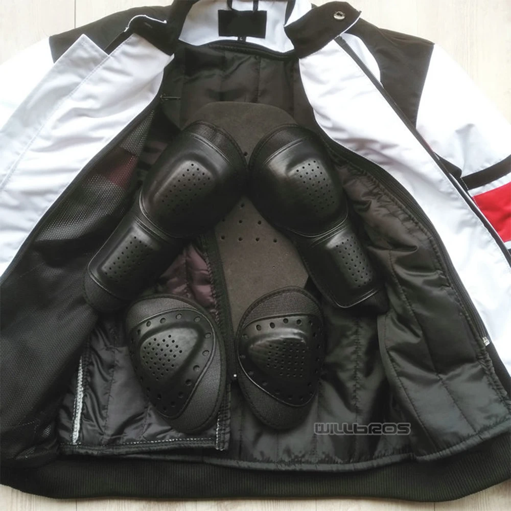 Белая куртка с защитой для езды на горном велосипеде | Автомобили и мотоциклы