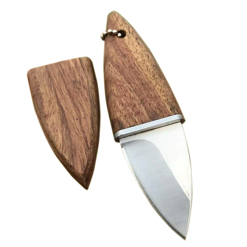 Кухонный карманный нож миниатюрный для чистки овощей рукоятка из розового