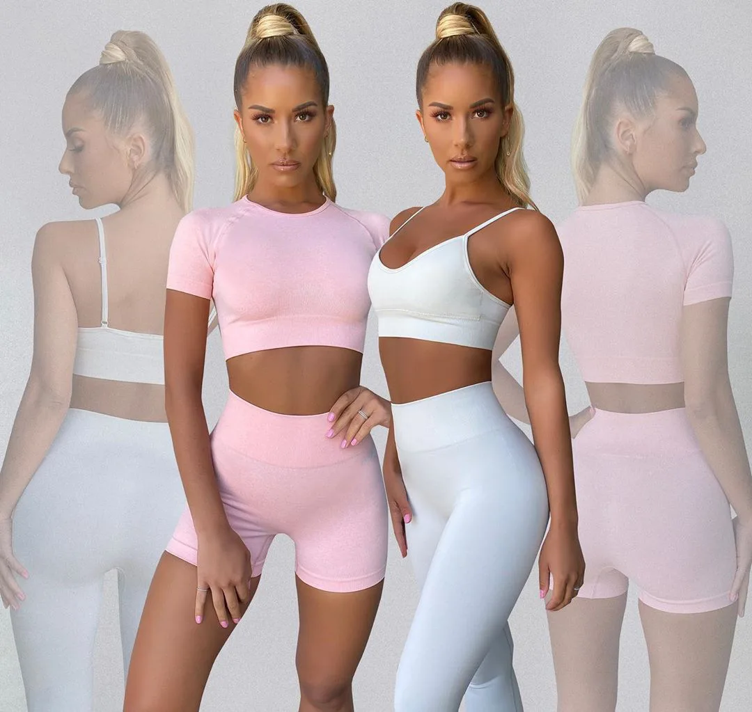 

Fast Delivery Products Women Two Piece Outfits Womens Leggings Seamless Bra Sets Woman Clothes Best Sellers Workout Clothing Set