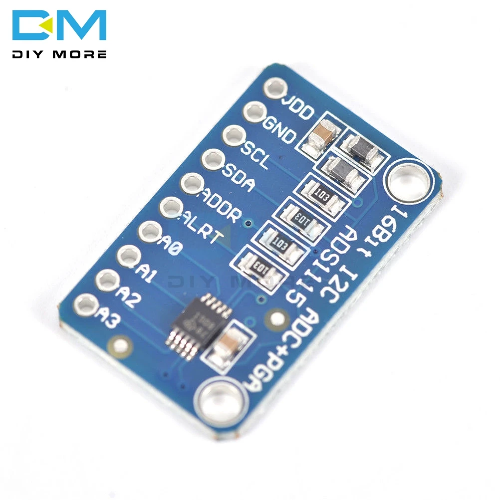 Модуль I2C ADS1115 16-битный прецизионный аналогово-цифровой преобразователь ADC
