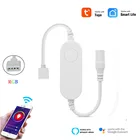 Переключатель кнопочный беспроводной светодиодный с поддержкой Wi-Fi, 5 В, 12 В, 24 В