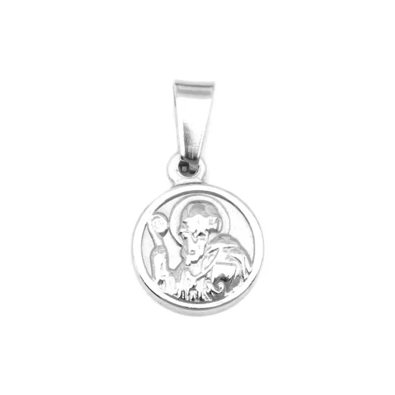 Подвески из нержавеющей стали круглые и золотые подвески с изображением Иисуса