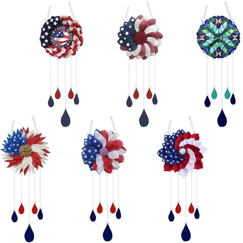 

Праздничный подвесной кулон с колокольчиком на День Независимости, украшение для дома T8NE