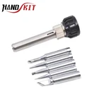 Наконечники для электрического паяльника 952 937 878d 898d 852d 909d 936, высокотемпературные бессвинцовые наконечники для паяльника, универсальный интерфейс