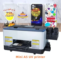 a5 uv printer phone case uv printer mini automatic a5 uv flatbed printer for pvc metal wood uv printing machine with uv ink