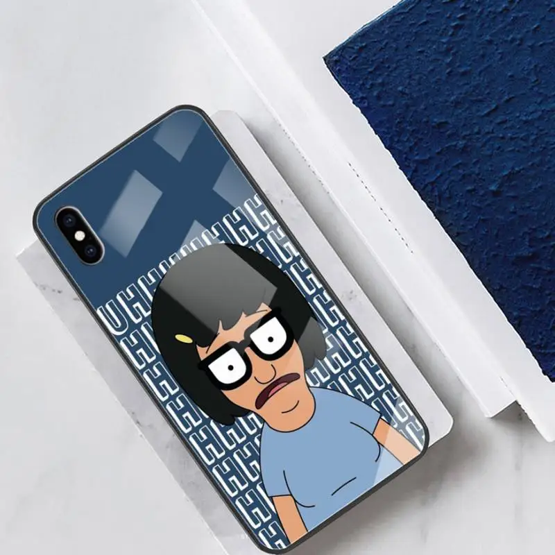 

Bob's Burgers Glass Phone Case Fundas Coque for IPhone 12 11 Pro Max Cases XR XS 7 8 Plus Cover Accessories Carcasa