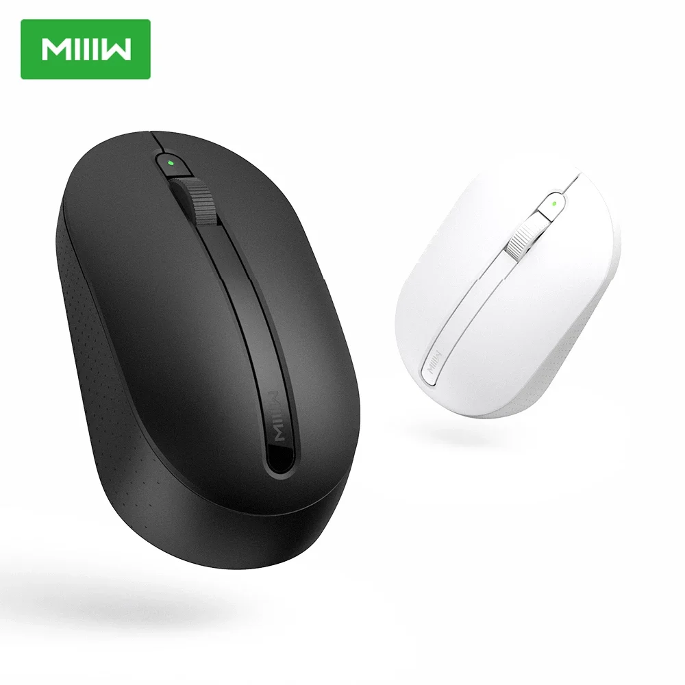 

Original MIIIW 2.4GHz Wireless Mouse 1000DPI Optical Mouse for Home Office Laptop Non-slip Texture Fully Symmetric Design