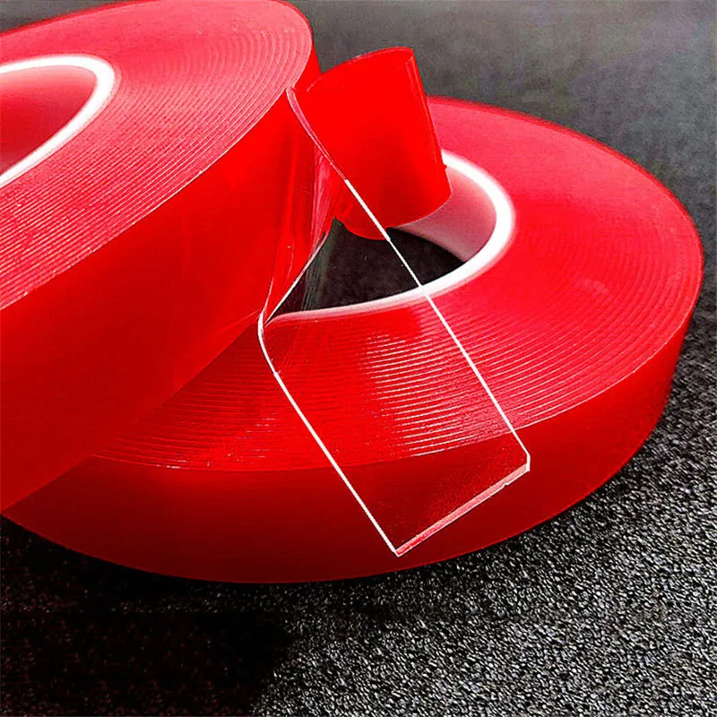 Двусторонняя клейкая лента 3 м прочная двусторонняя прозрачная сверхвязкая