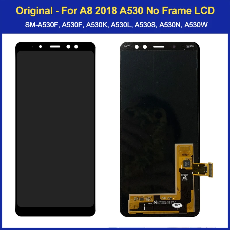 Super AMOLED 5 6 ''ЖК дисплей для SAMSUNG Galaxy A8 2018 ЖК A530 A530F A530DS с сенсорным экраном
