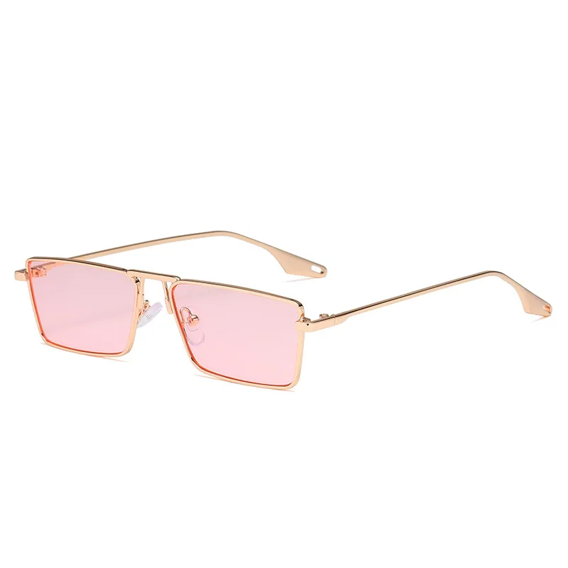 

JASPEER Retro Rectangle Sunglasses Men Punk Cat Eye Sun Glasses for Men UV400 Small Classical Shades Vintage Fashion Eyewear