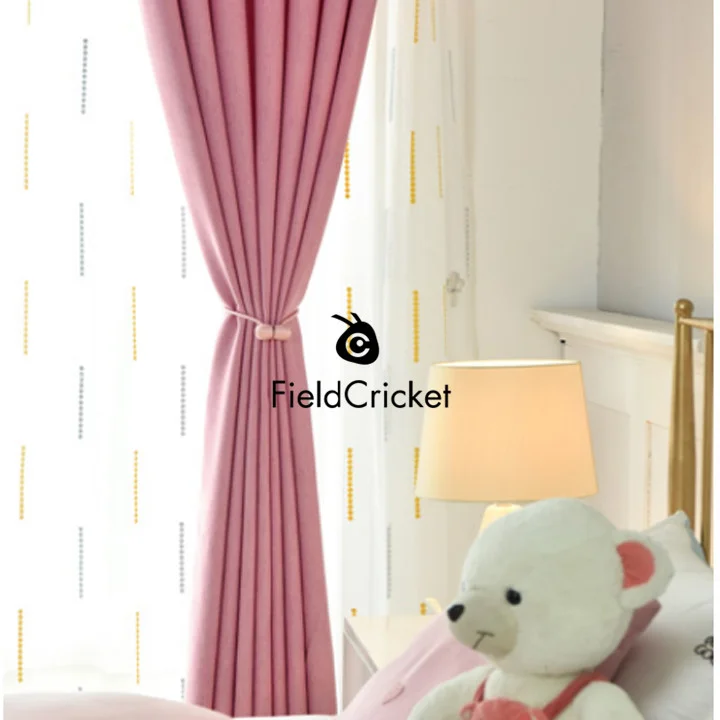 

FieldCricket Home Textile Nordic Curtain Fabric Linen fabric blackout for curtain polyester table cloth For Living Room Bedroom