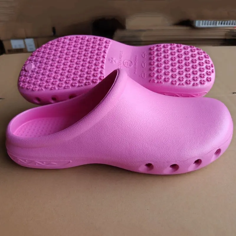 

Hospital Non Slip Slippers Operating Room Doctor Nurse Pure Color Soft Comfortable EVA Material High Quality Nurse Slippers