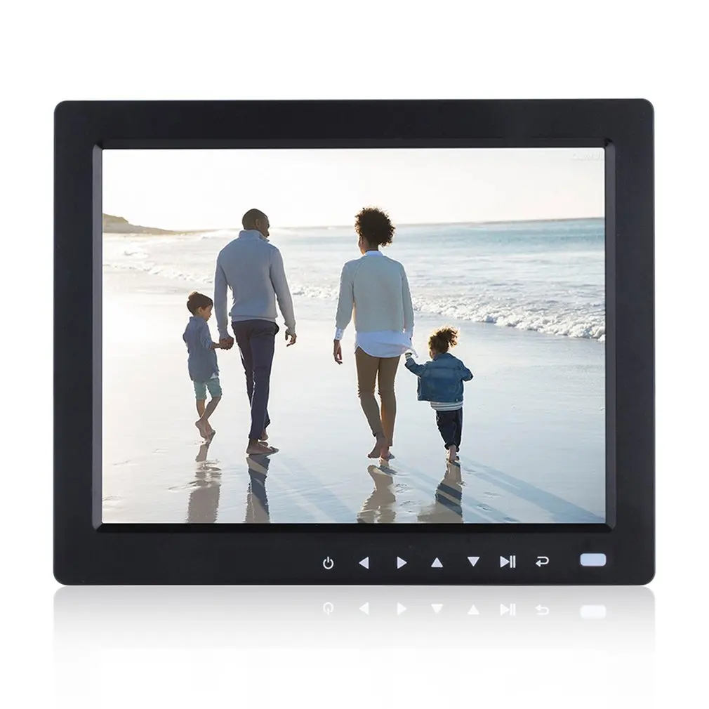 10 ''HD TFT LCD Цифровая фотография фото слайд шоу альбом рамка будильник