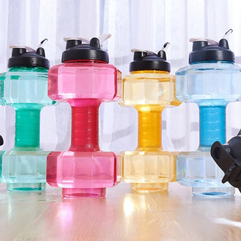 

Workout Water Dumbbell Weight Lost Slimming Fitness Gym Equipment Sports Bottle