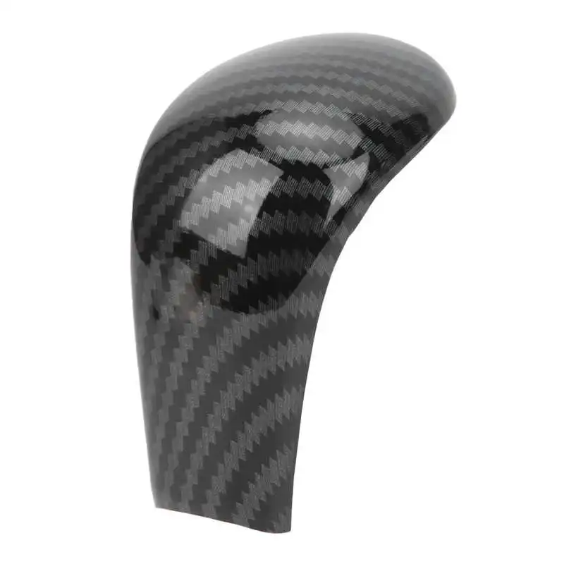 

Gear Shift Knob Cover Carbon Fiber Gear Head Trim Fit for Nissan Navara Frontier NP300 2015 2016 2017 2018 2019