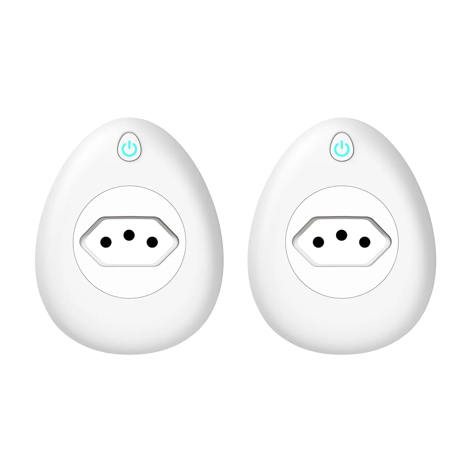Умная бразильская вилка BR Wifi розетка Мощность монитор энергии 15а с 2,1 в USB Голосовое управление Alexa Google Home Tuya умная жизнь - Тип: 2 pack