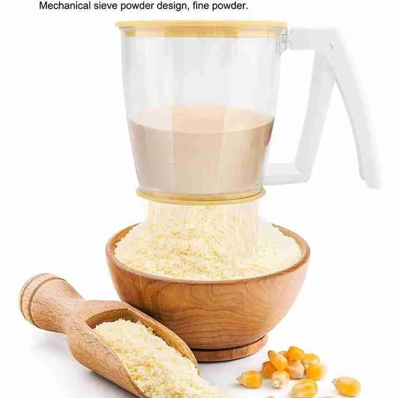 Сито для муки с крышкой креативное пластиковое сито Аксессуары выпечки | Дом и