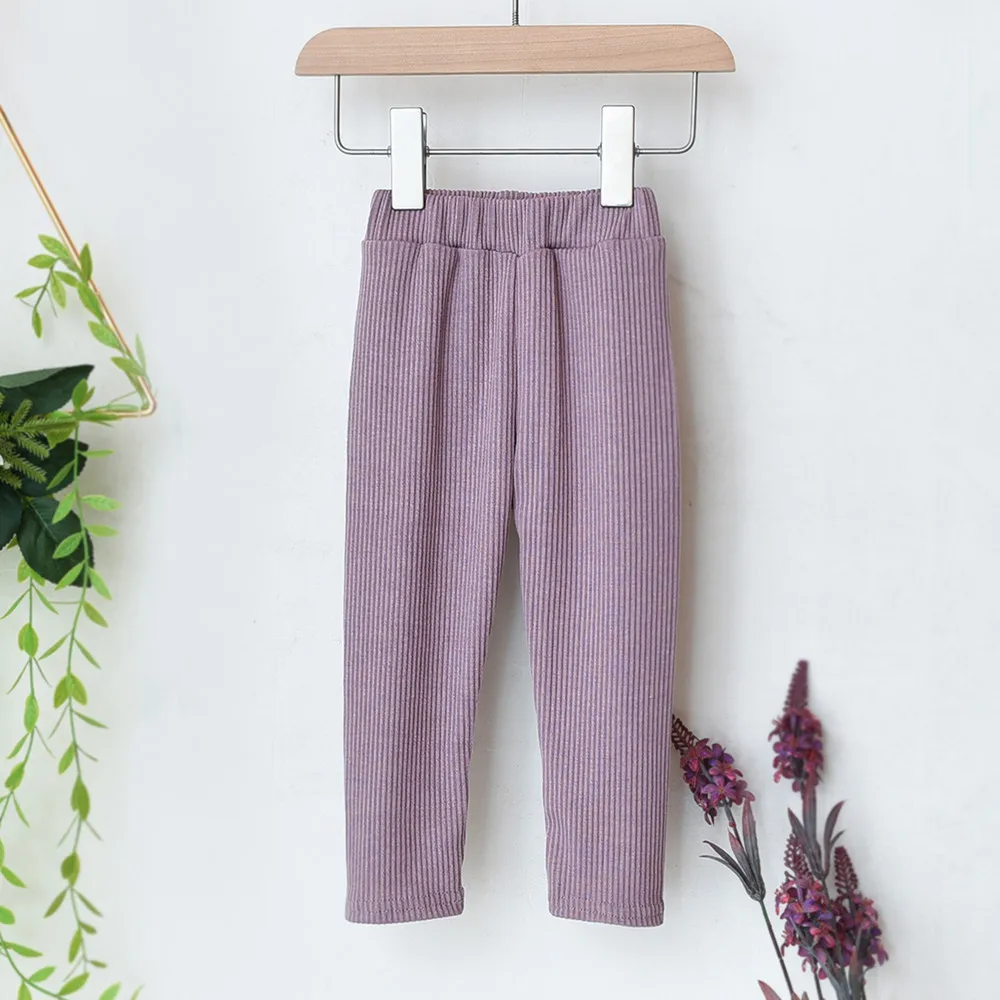 

2020 New Baby Girls Leggings Cotton Pants Spring Autumn Kids Girls Fashion High Waist Long Trousers Casual Solid Children Pants